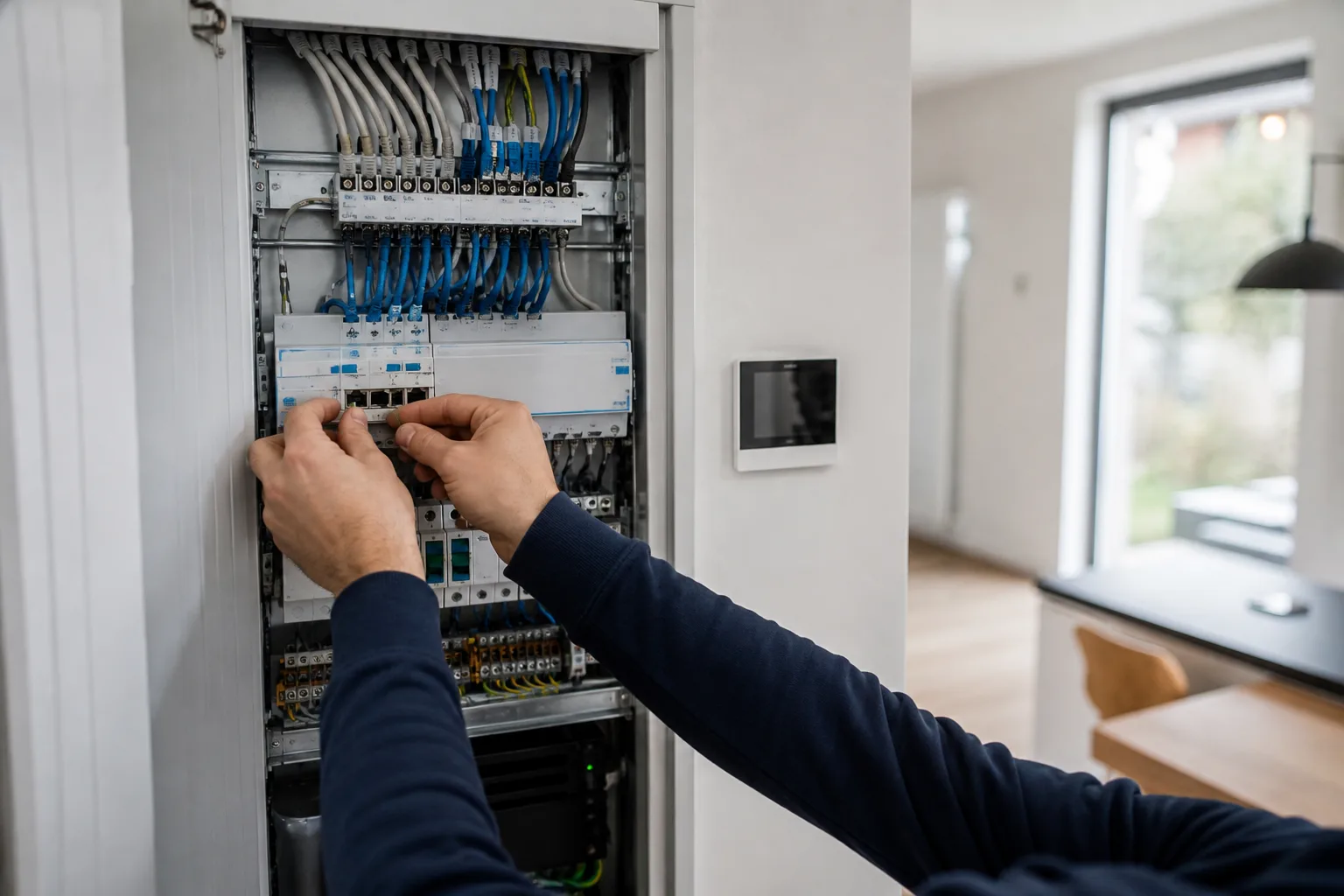 Strukturierte Verkabelung für Smart Home und Netzwerk