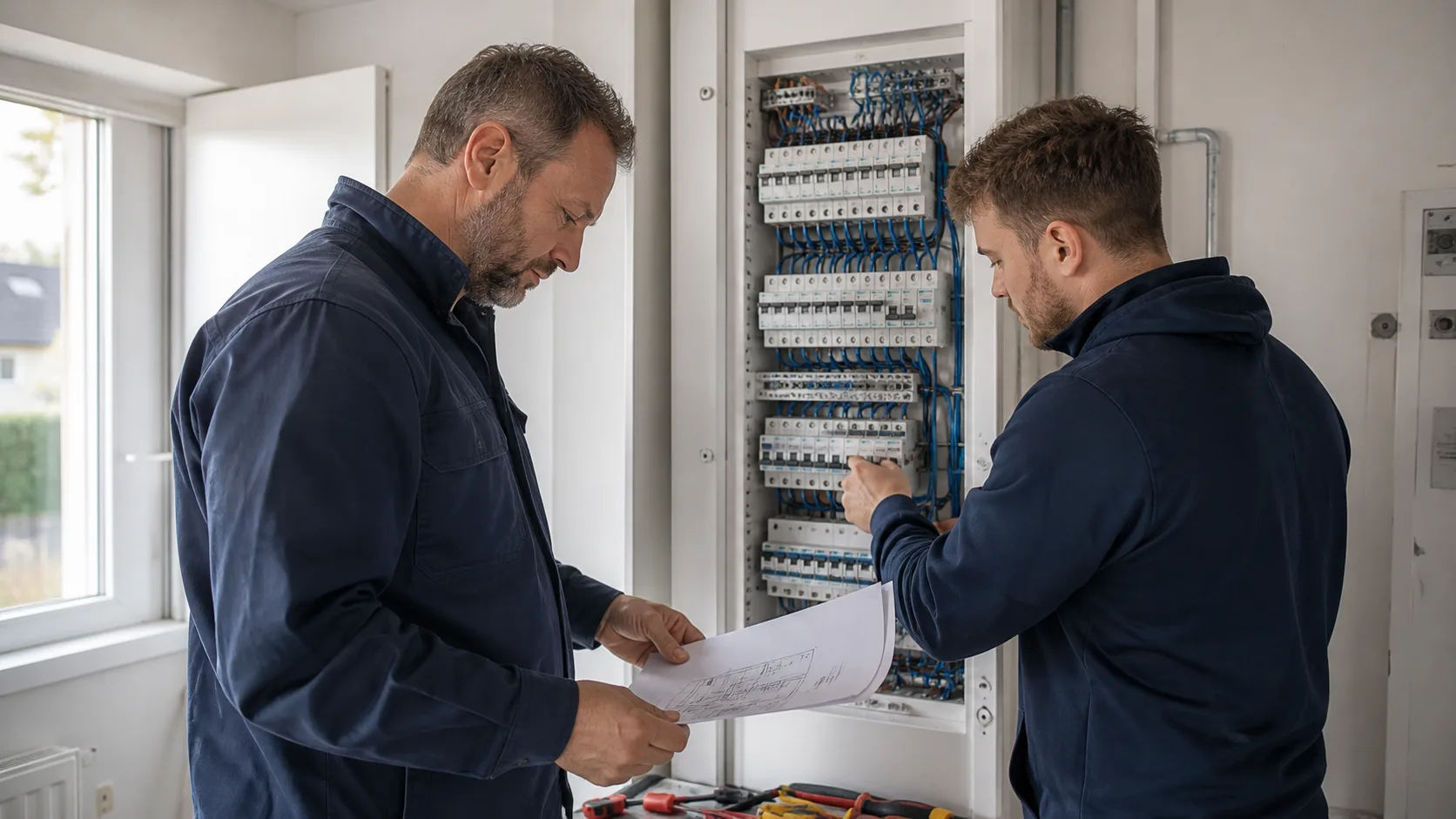 Abstimmung an einer modernen Elektroverteilung